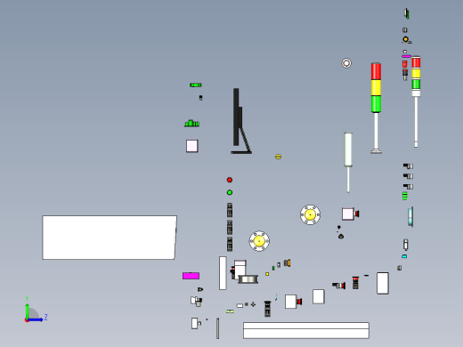 电气标准件3D数模左视缩略图