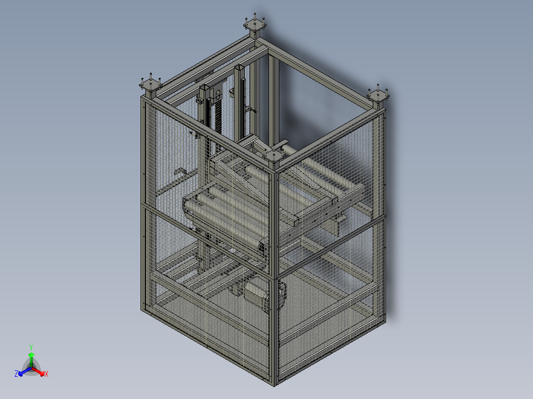 生产线中使用的可升降滚床