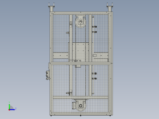 生产线中使用的可升降滚床左视缩略图