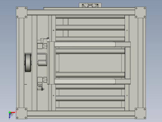生产线中使用的可升降滚床俯视缩略图