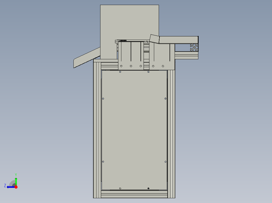 亚克力板切板机右视图