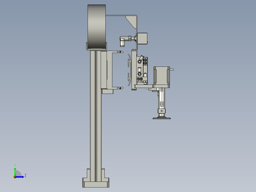 QQ-M03901-13-上料机械手一左视图