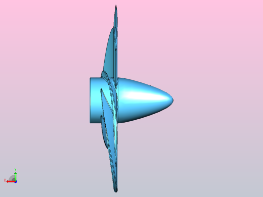 概念螺旋桨设计后视缩略图