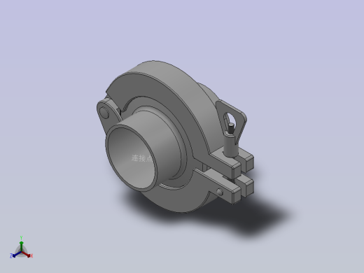 卡箍套装DN10~DN100-ISO卫生级304正等轴测缩略图