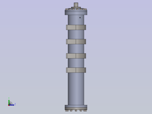 300x240x2020毫米的液压油缸左视缩略图