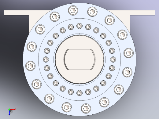 300x240x2020毫米的液压油缸俯视缩略图