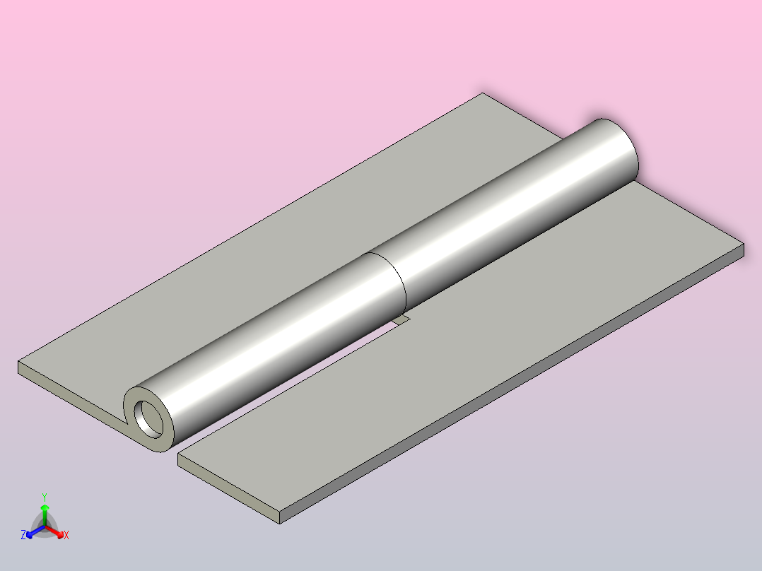 铰链合页HFP31-64主视图