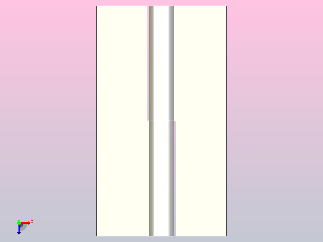 铰链合页HFP31-64俯视图