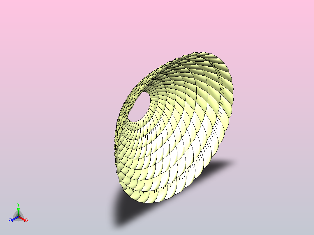 带旋转角度的光学二次配光单元主视图