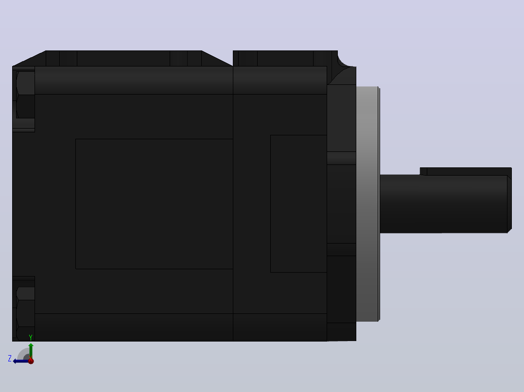 T7系列变速驱动用叶片式液压泵T7DS-E38-1R00-A1-MW-NOP[T7DS-E38-1R00-A1-MW-NOP]前视图