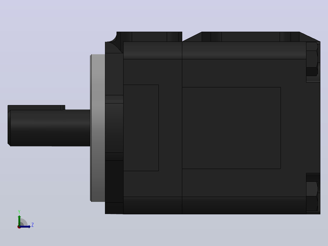 T7系列变速驱动用叶片式液压泵T7DS-E38-1R00-A1-MW-NOP[T7DS-E38-1R00-A1-MW-NOP]后视图