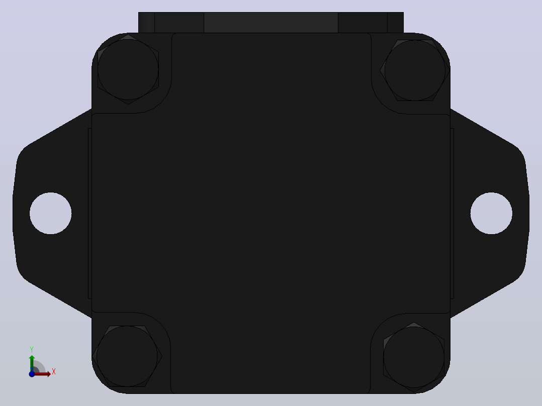 T7系列变速驱动用叶片式液压泵T7DS-E38-1R00-A1-MW-NOP[T7DS-E38-1R00-A1-MW-NOP]左视图