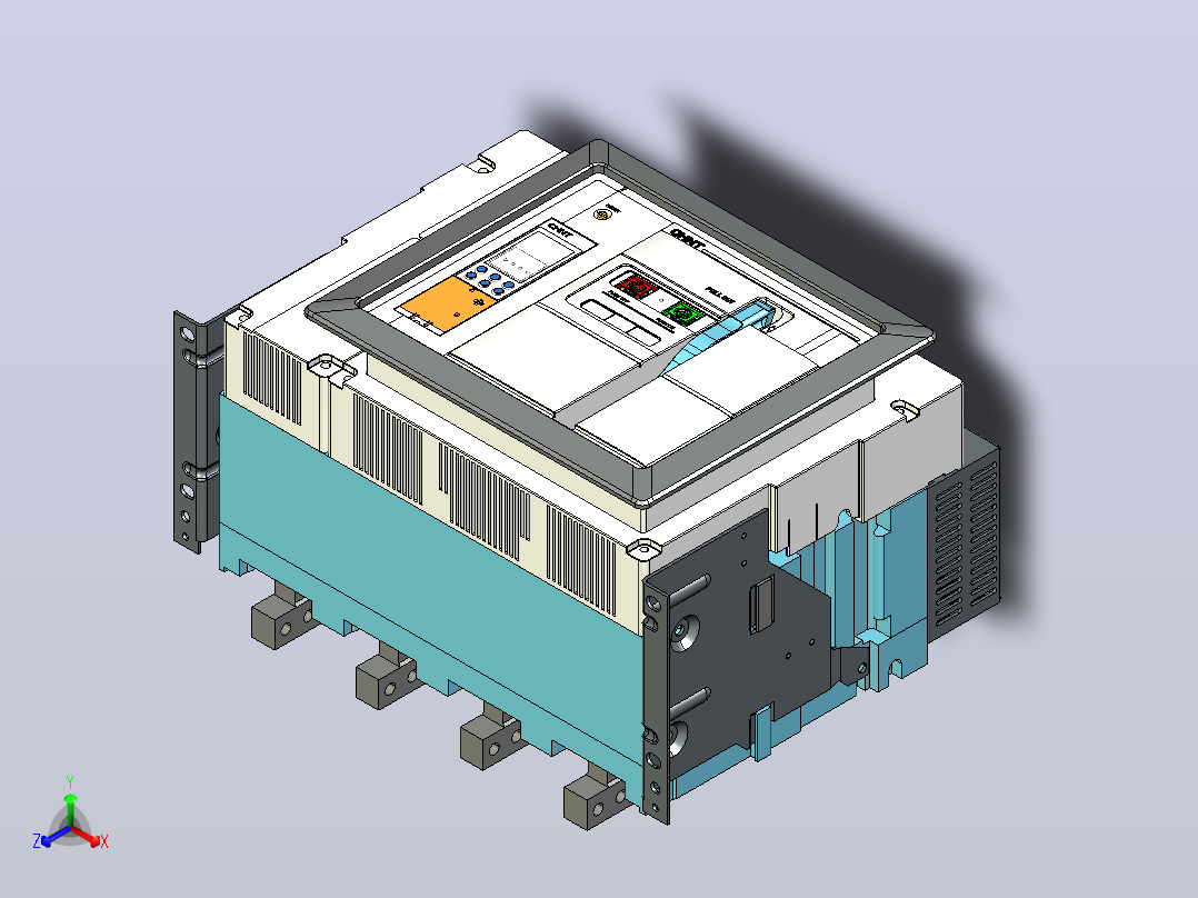 NA8-3200 3200A 4P 固定式-垂直接线+门框202409主视图