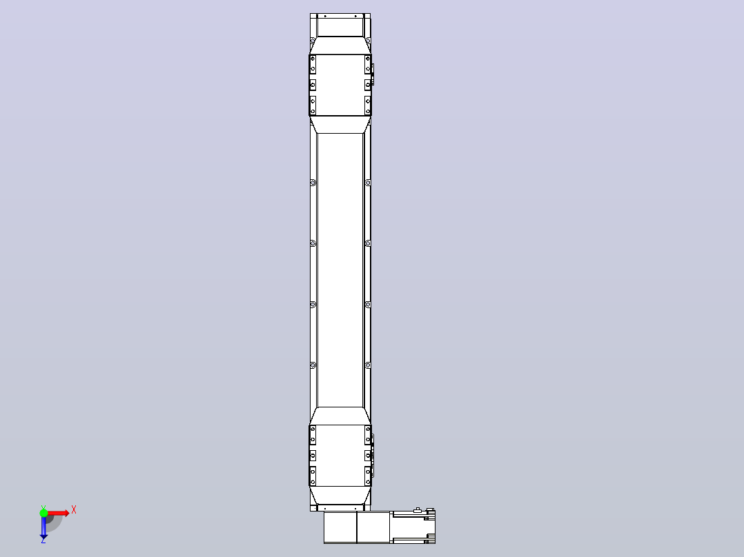 皮带直线轴双滑块型TPA-GCBS-150-P80-L325-DL-M75-N3俯视图