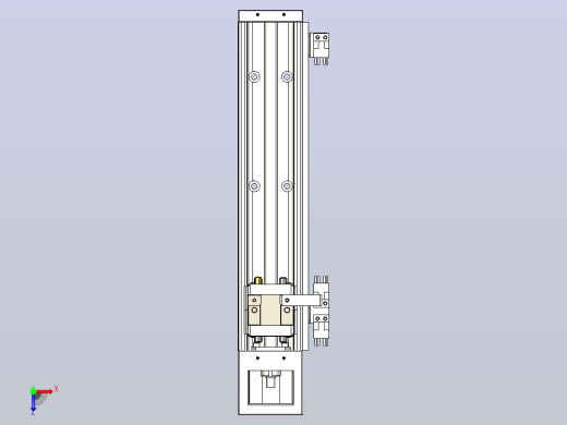 KK60-300S1-F0模组 S1短滑座 KK60-S1-F0 替换上银俯视缩略图