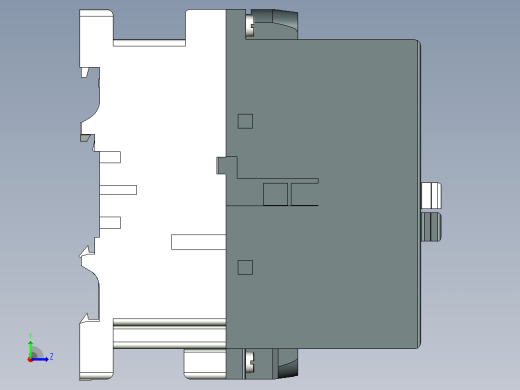 ABB UA 50-30螺纹端子接触器左视缩略图