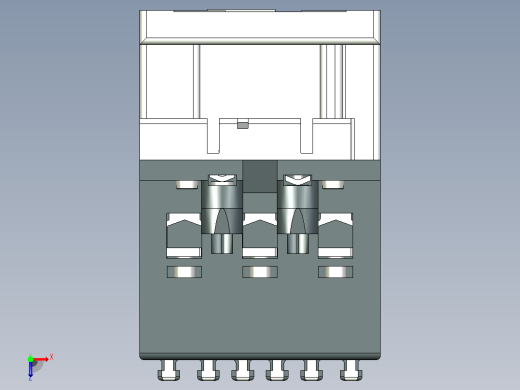 ABB UA 50-30螺纹端子接触器俯视缩略图
