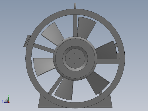 HTF-BX2型 轴流风机[HTF-BX2-16]右视缩略图
