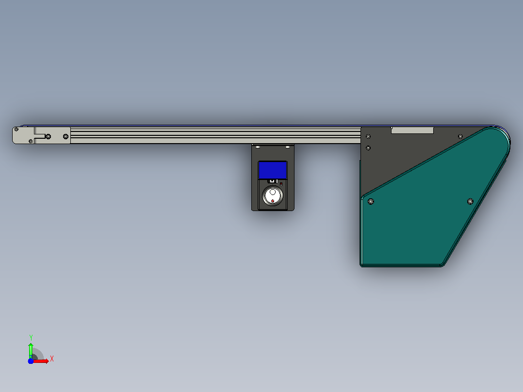 带式输送机布置图MAKITECH_TYPE34_S2PD75х10000前视图