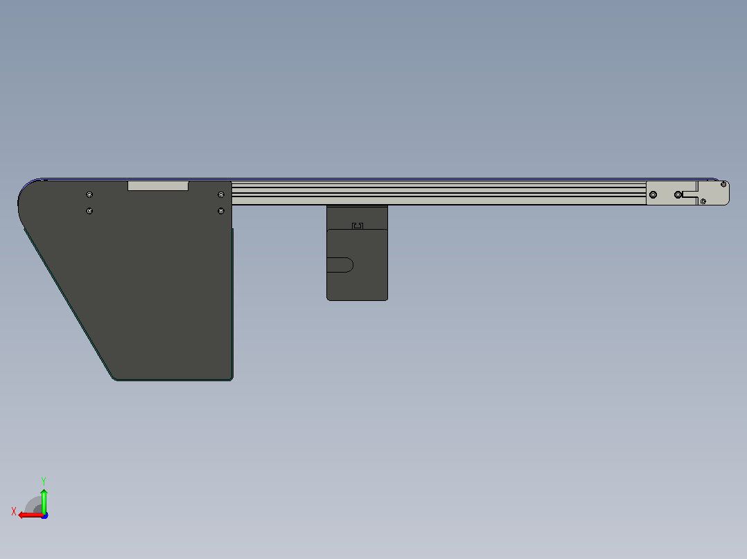 带式输送机布置图MAKITECH_TYPE34_S2PD75х10000后视图