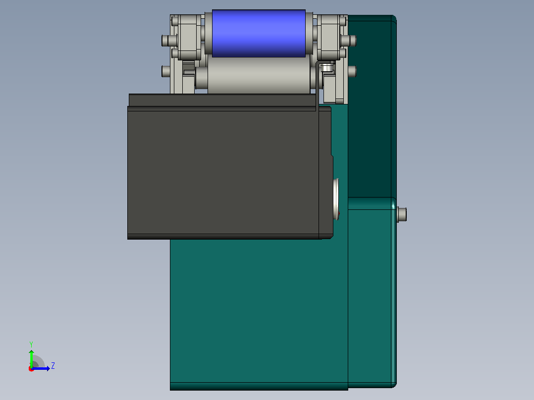 带式输送机布置图MAKITECH_TYPE34_S2PD75х10000左视图
