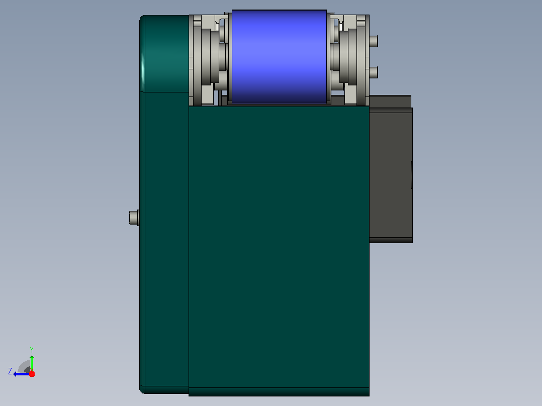 带式输送机布置图MAKITECH_TYPE34_S2PD75х10000右视图