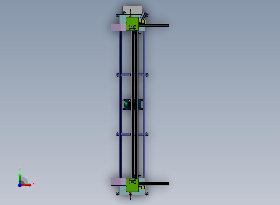 A35-液压冲孔机前视图