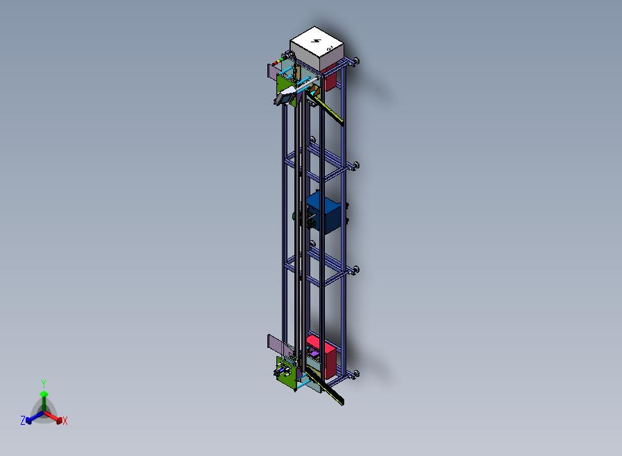 A35-液压冲孔机正等轴测图