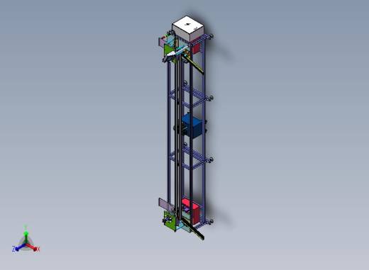 A35-液压冲孔机正等轴测缩略图