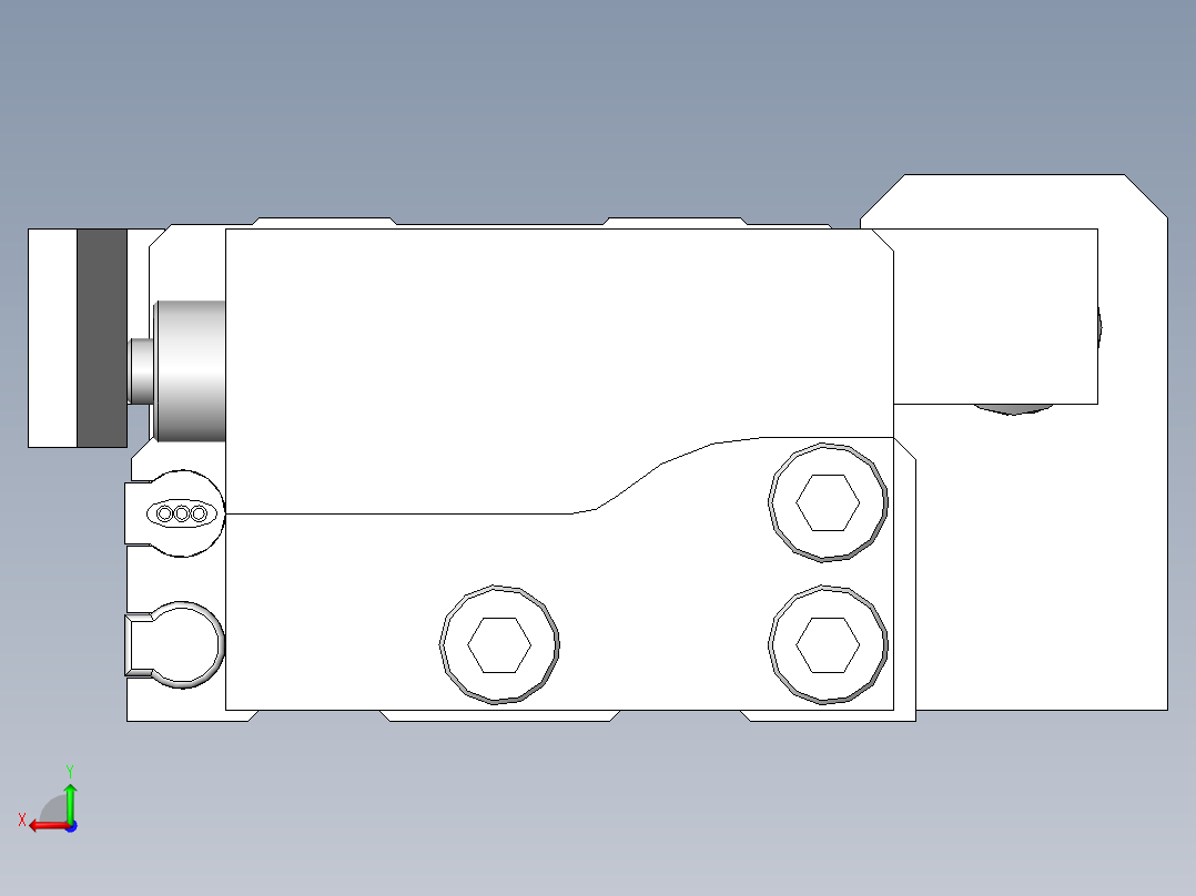 3位装载机构后视图