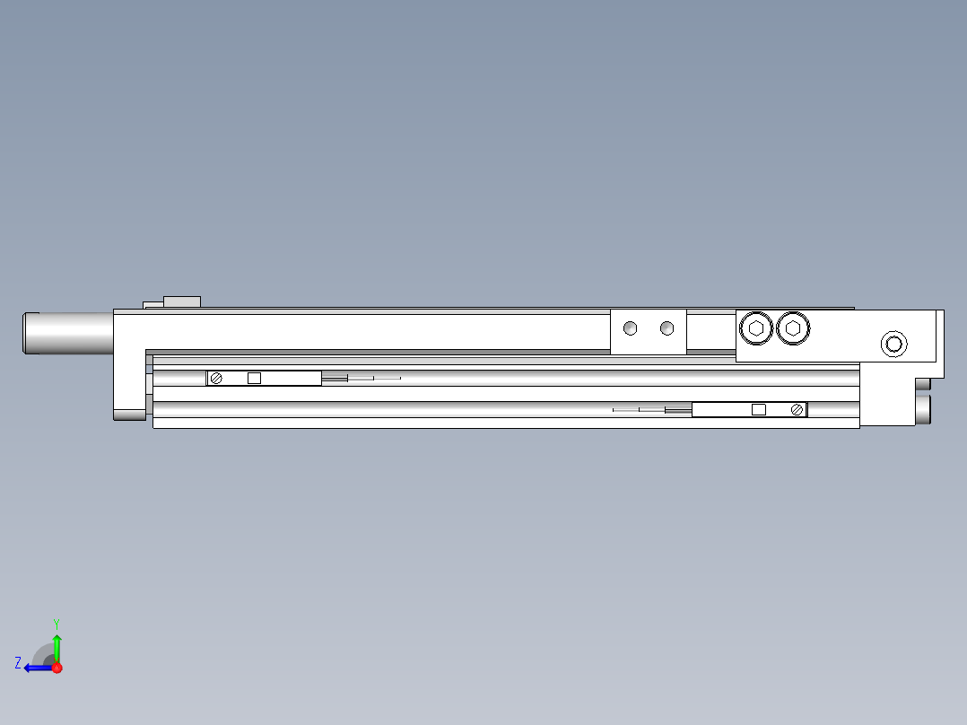 3位装载机构右视图