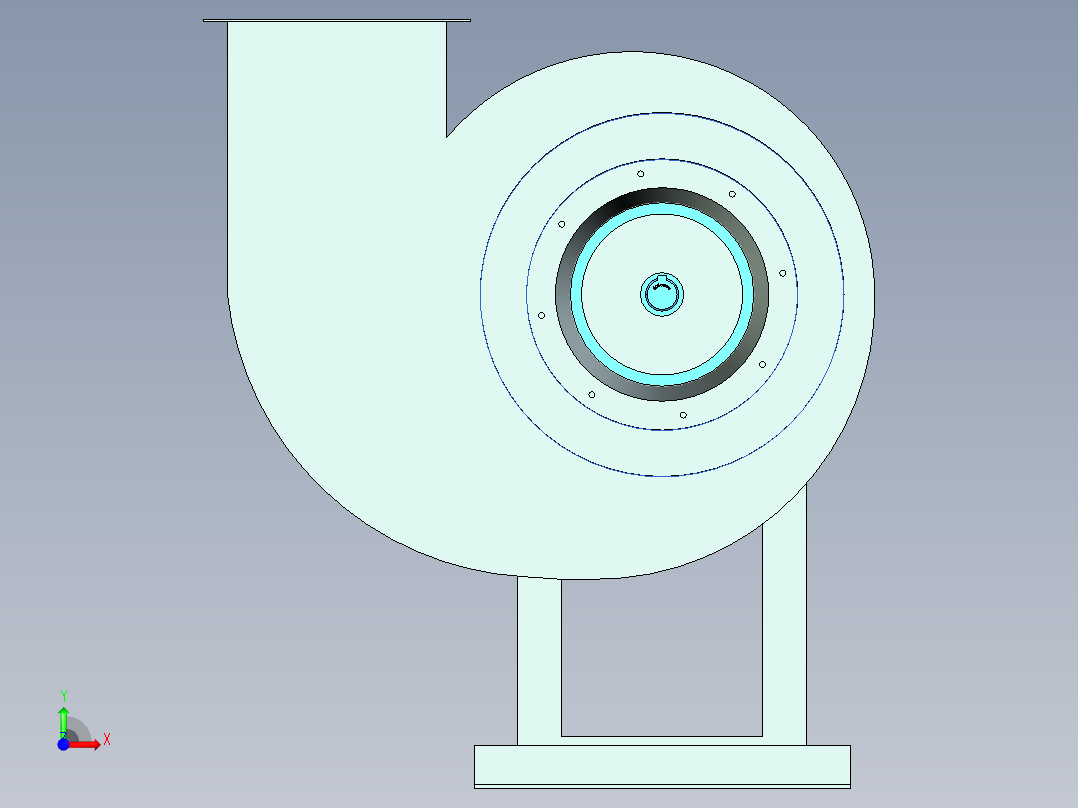DMC24脉冲除尘器含（CAD+bom）caxa前视图