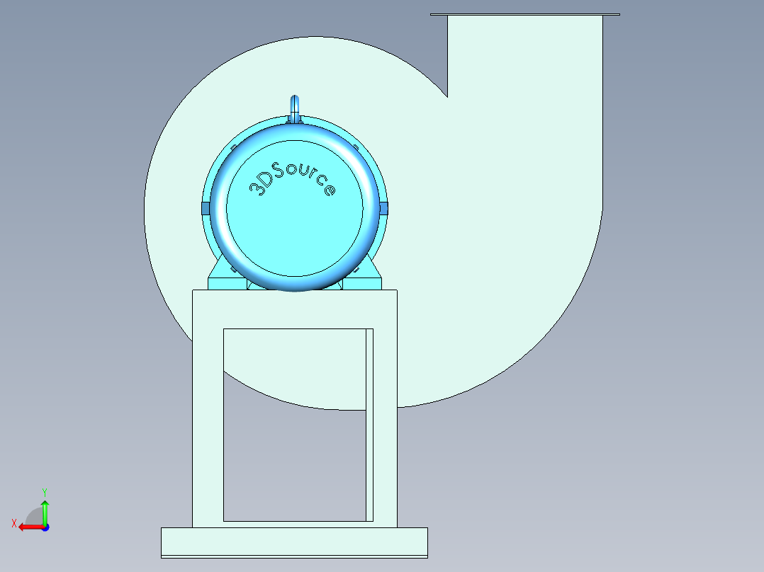 DMC24脉冲除尘器含（CAD+bom）caxa后视图