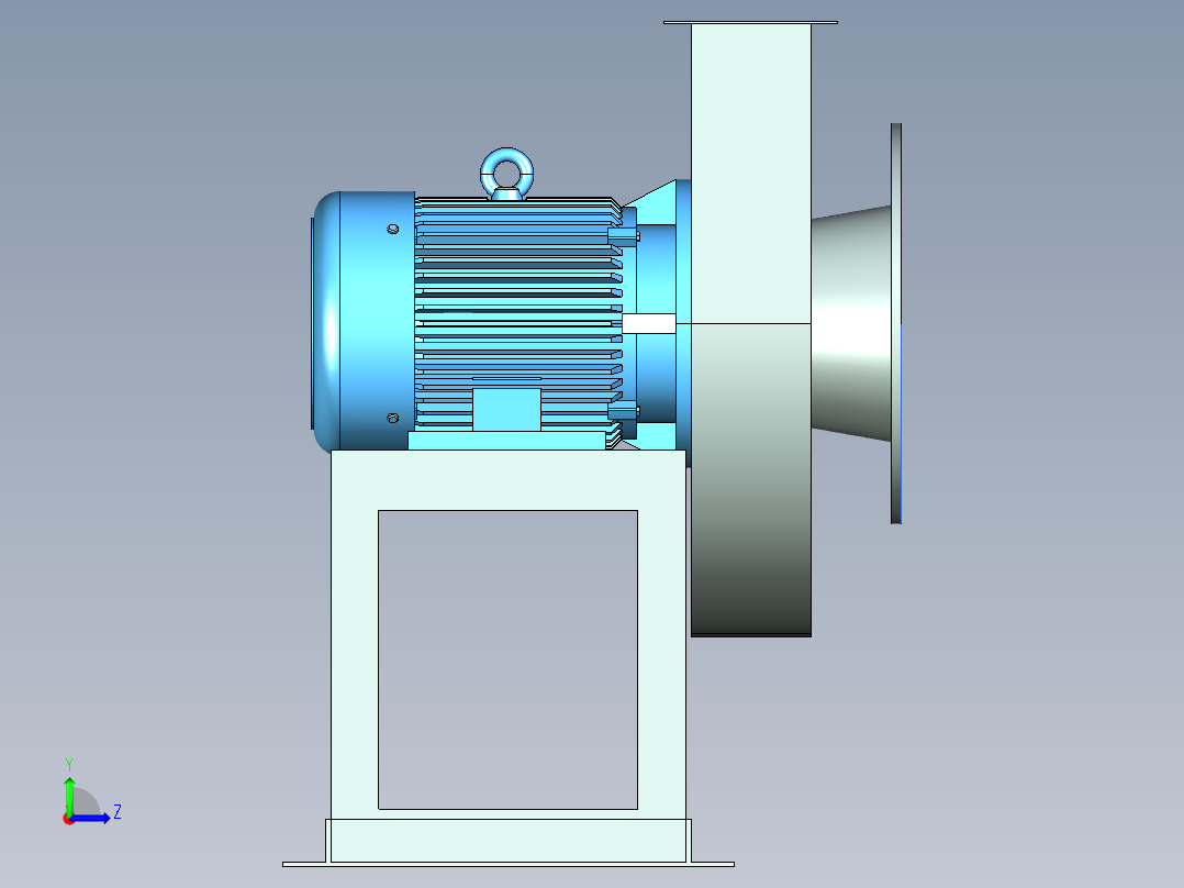 DMC24脉冲除尘器含（CAD+bom）caxa左视图