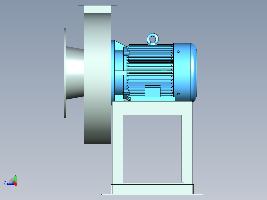 DMC24脉冲除尘器含（CAD+bom）caxa右视图