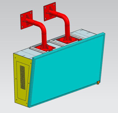 侧面挂屏防护箱