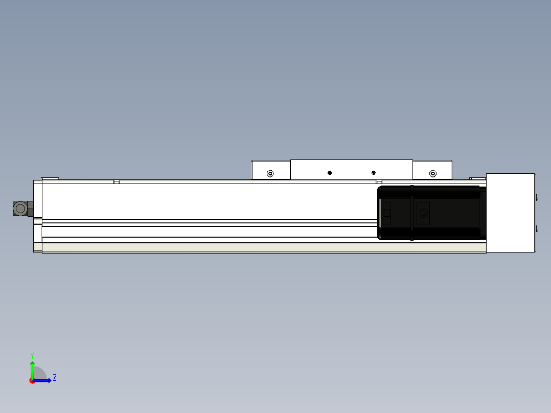 Toyo东佑达直线模组-ECH17-200-BR-400W左视图