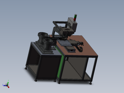 元件双振动盘凸轮机构自动包装机