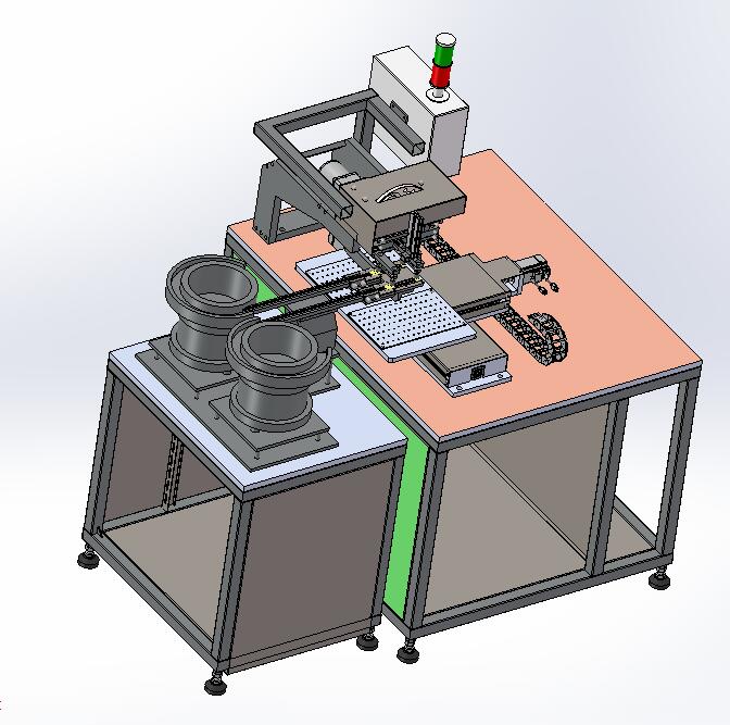元件双振动盘凸轮机构自动包装机