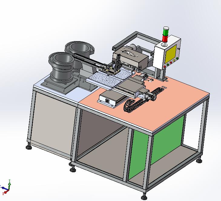 元件双振动盘凸轮机构自动包装机