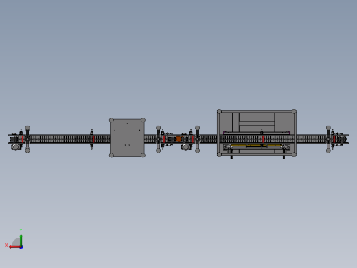 B02-Filling and Capping Machine灌装机3D数模图纸 STP格式后视缩略图
