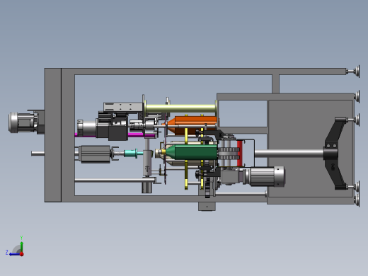 B02-Filling and Capping Machine灌装机3D数模图纸 STP格式右视缩略图