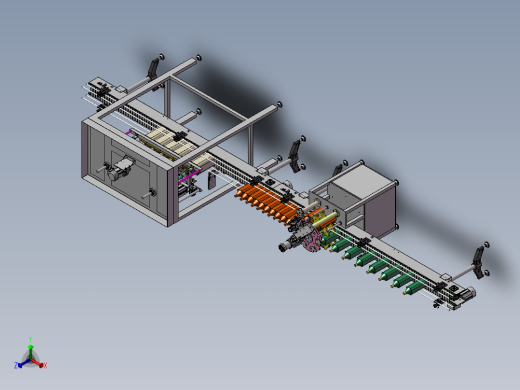 B02-Filling and Capping Machine灌装机3D数模图纸 STP格式正等轴测缩略图