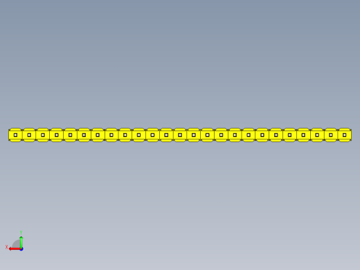 彩色公头100mil（2.54mm）系列-DS1021_yellow_1x25p_100mil_Type5_rev1.0后视缩略图