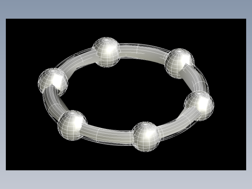 CAD格式机械制图二维100例练习-57 珠环模型