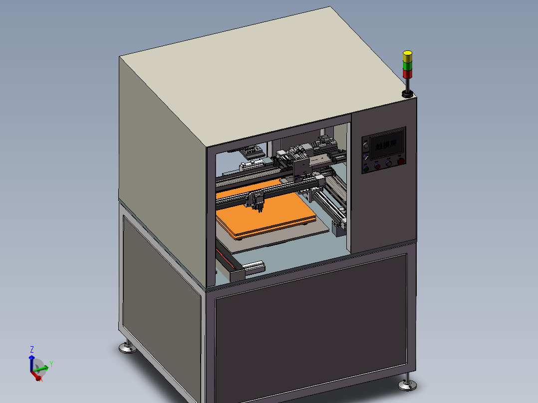 非标三轴伺服自动分选送料机
