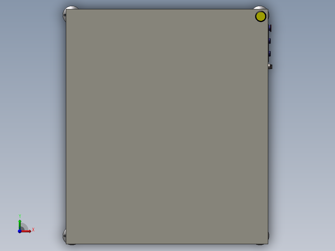 非标三轴伺服自动分选送料机前视图