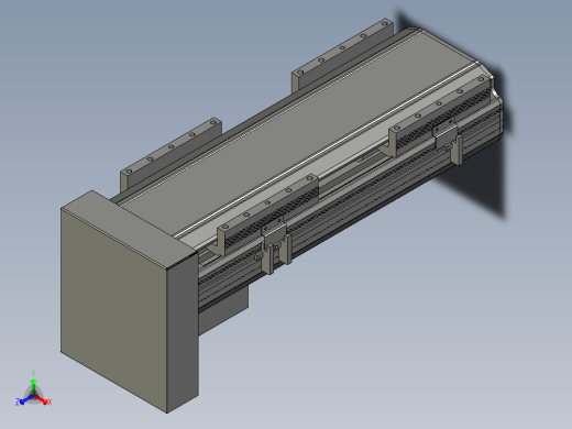 直线模组LHA170-S250-D设计图纸