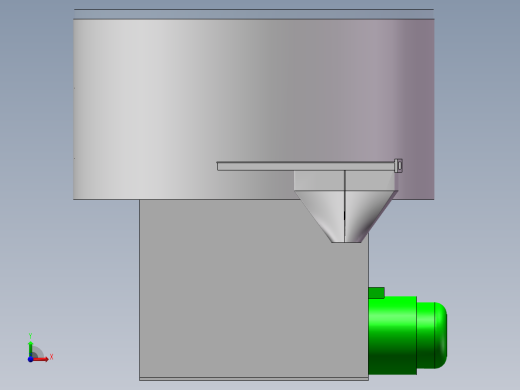 旋转理盖机设计模型前视缩略图