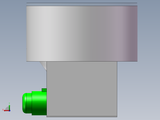 旋转理盖机设计模型后视缩略图